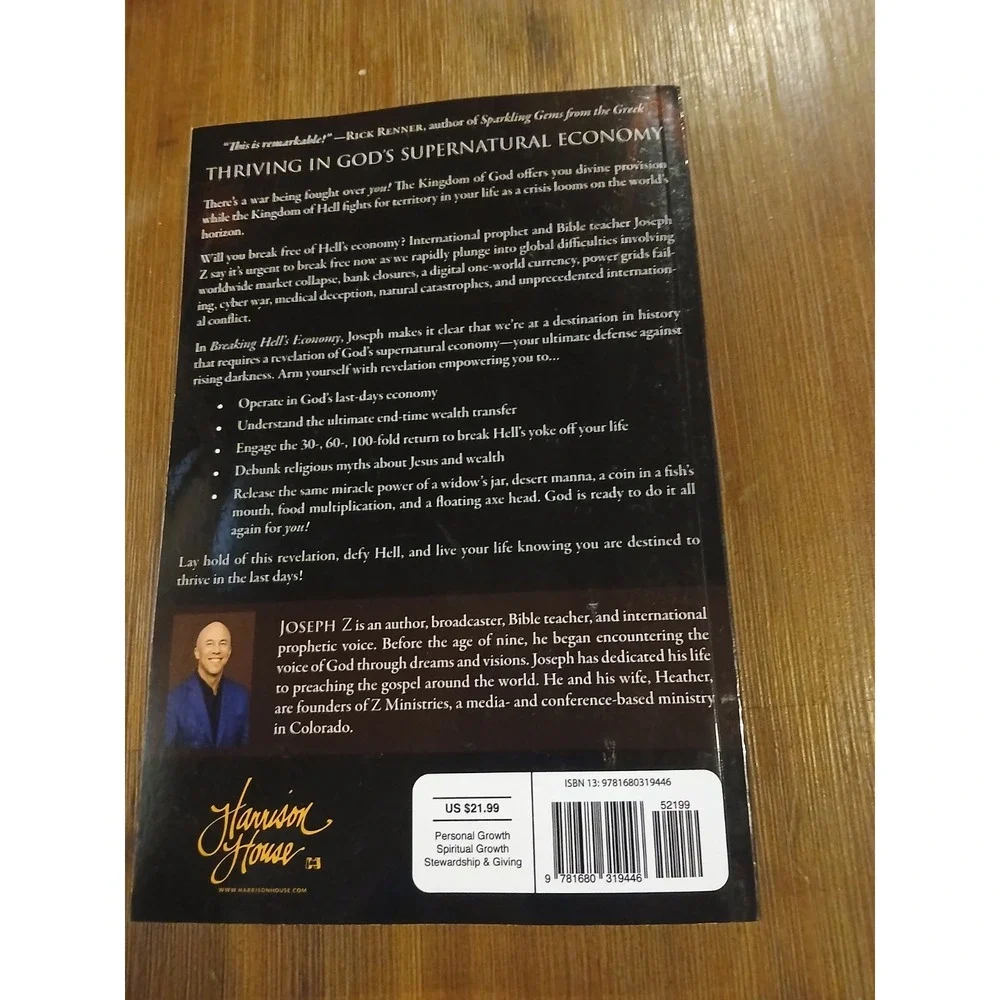 Breaking Hells Economy Your Guide To‎ Last Days Supernatural Provision Joseph Z